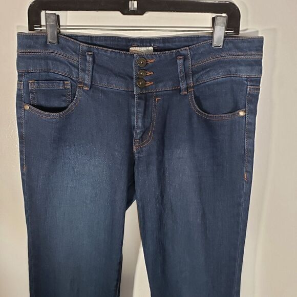 Arden B Flare Bootcut 90s Y2K Dark Wash Stretch Vintgae Style Size 8 - Picture 2 of 8